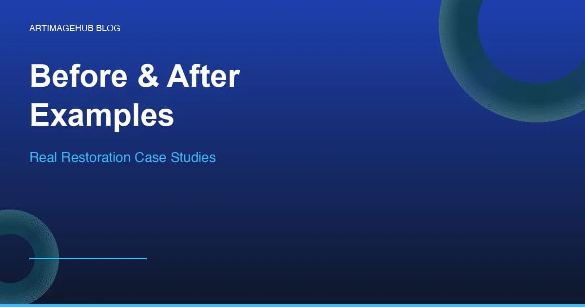 ArtImageHub vs Adobe Express for Old Photo Restoration