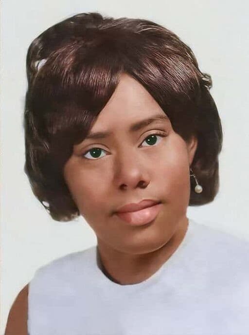 Damaged keepsake portrait after restoration